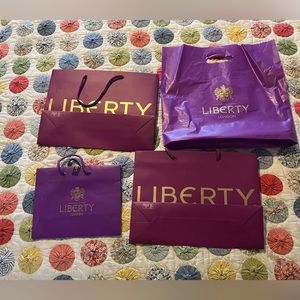 Liberty of London shopping bags (empty)